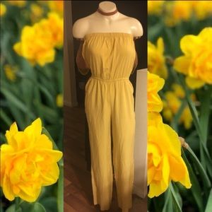 Forever 21 strapless jumpsuit.